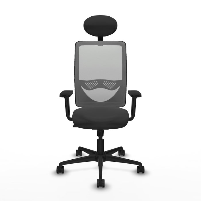 PIQUERAS Y CRESPO Silla de oficina Zulema con mecanismo Sincro, Gris oscuro y Gris PIQUERAS Y CRESPO Silla de oficina Zulema con mecanismo Sincro, Gris oscuro y Gris