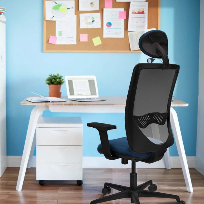 PIQUERAS Y CRESPO Silla de oficina Zulema con mecanismo Sincro, Gris oscuro y Gris PIQUERAS Y CRESPO Silla de oficina Zulema con mecanismo Sincro, Gris oscuro y Gris