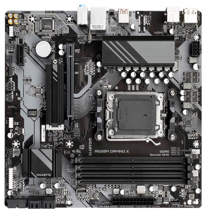 Gigabyte A620M GAMING X Micro ATX AM5 DDR5
