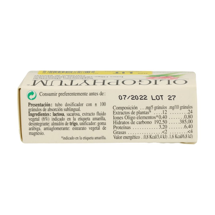 Holistica Oligophytum Litio (H20 LIT) 100 comprimidos sublinguales