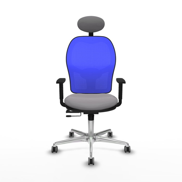 PIQUERAS Y CRESPO Silla de oficina Jorquera Gris y Azul