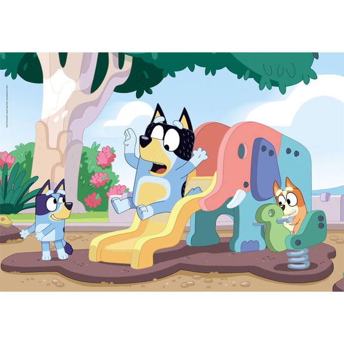 Clementoni Puzzle Bluey 104pzs Tamaño 48,5x33,5cm