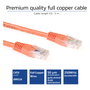 ACT IB1510 Cable de parcheo CAT6 de 10 metros Naranja