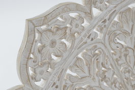 DKD Home Decor Cabecero Cama Indio Natural Blanco 2 x 90 x 182 cm