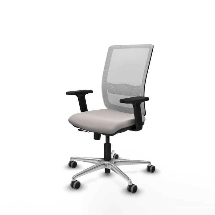 PIQUERAS Y CRESPO Silla de oficina Haches Blanco con Mecanismo Sincro/Traslack