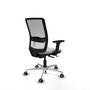 PIQUERAS Y CRESPO Silla de oficina Haches Blanco con Mecanismo Sincro/Traslack