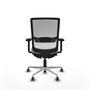 PIQUERAS Y CRESPO Silla de oficina Haches Blanco con Mecanismo Sincro/Traslack