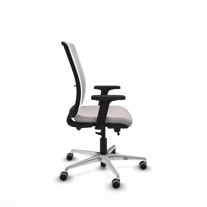 PIQUERAS Y CRESPO Silla de oficina Haches Blanco con Mecanismo Sincro/Traslack