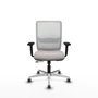 PIQUERAS Y CRESPO Silla de oficina Haches Blanco con Mecanismo Sincro/Traslack