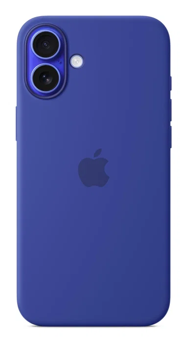 Apple Funda de silicona con MagSafe para iPhone 16 Plus - Azul ultramar Apple Funda de silicona con MagSafe para iPhone 16 Plus - Azul ultramar