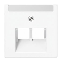 Jung A569-2NAPLUAWW Abdeckung para Toma de Conector IAE/UAE, Cubierta Blanca