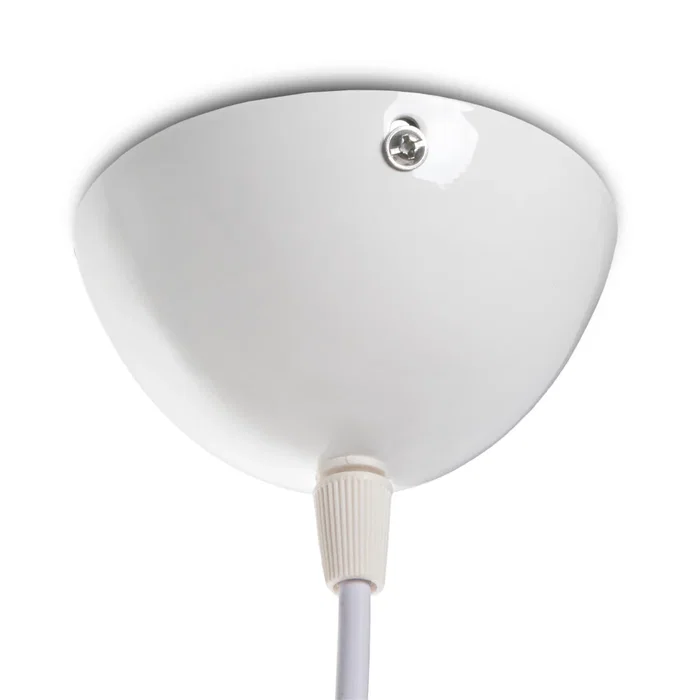 SKD Lámpara Colgante de Aluminio Makayla Diseño Minimalista con Cable Regulable, para Bombillas LED - SKD-P003-W