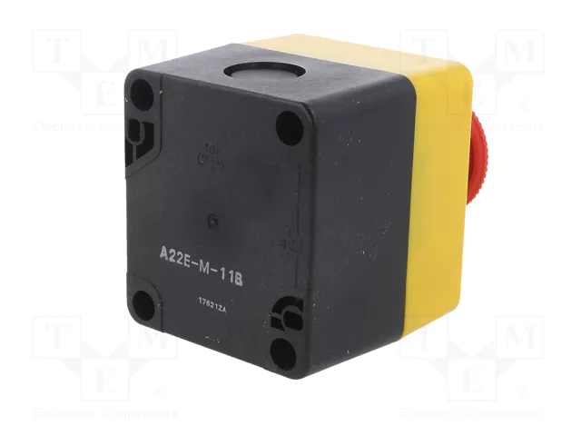OMRON A22E-M-11B Casete de Control con Cabeza de Seta Roja OMRON A22E-M-11B Casete de Control con Cabeza de Seta Roja