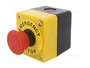 OMRON A22E-M-11B Casete de Control con Cabeza de Seta Roja