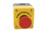 OMRON A22E-M-11B Casete de Control con Cabeza de Seta Roja