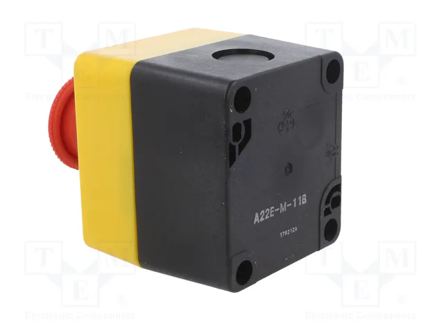 OMRON A22E-M-11B Casete de Control con Cabeza de Seta Roja OMRON A22E-M-11B Casete de Control con Cabeza de Seta Roja