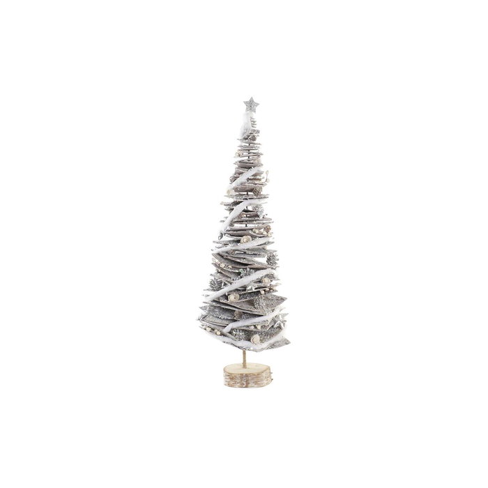 DKD Home Decor Árbol de Corteza de Abedul Nevado Natural 34x34x102 cm DKD Home Decor Árbol de Corteza de Abedul Nevado Natural 34x34x102 cm
