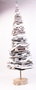 DKD Home Decor Árbol de Corteza de Abedul Nevado Natural 34x34x102 cm