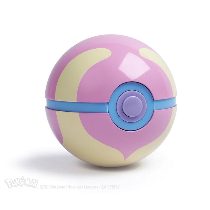 Wand Company Diecast Pokemon Heal PokeBall Coleccionable con Luz y Sonido Edición Limitada