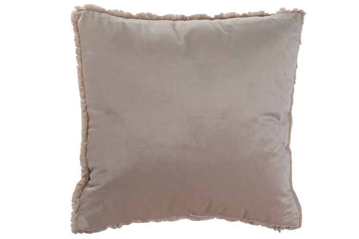 DKD Home Decor Rabit fur april 24 b Cojin Urban Rosa Palo 8 x 45 x 45 cm (2 Unidades)