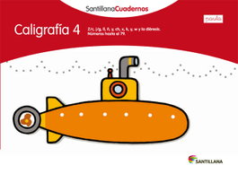 SANTILLANA Caligrafía, 4 Educación Primaria (pauta) Cuaderno - Varios autores