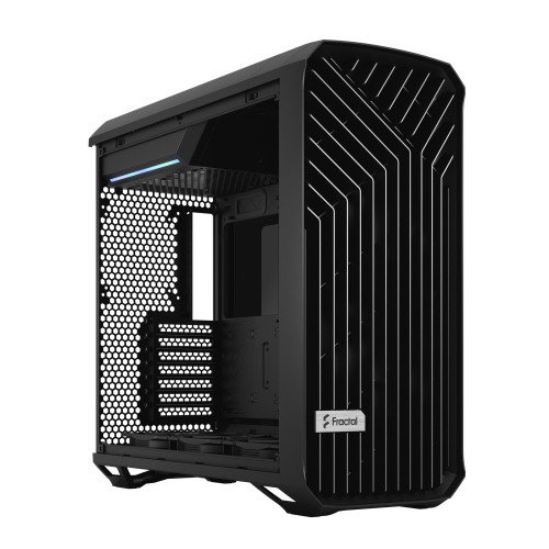 Fractal Design FD-C-TOR1A-01 Torre PC Negra, Soporte ATX, EATX, ITX, Micro ATX, Ventiladores 2x180mm y 3x140mm, Vidrio Templado