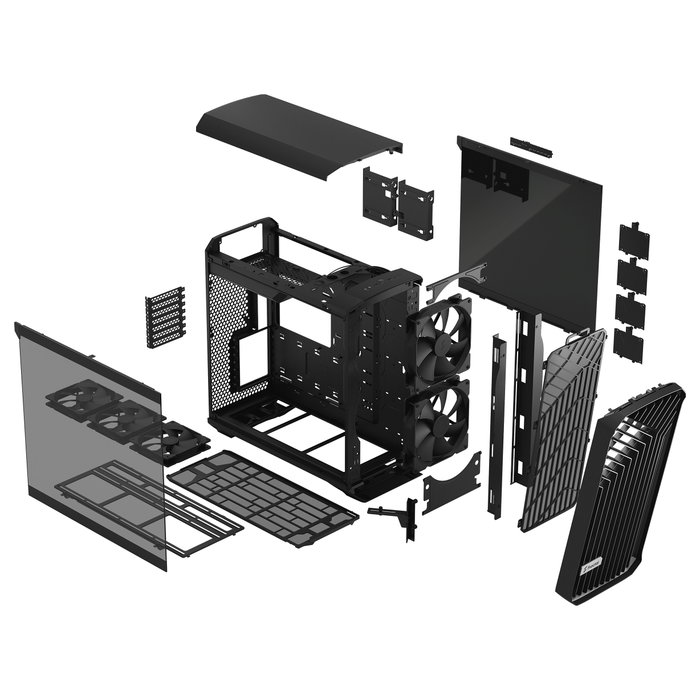 Fractal Design Torrent Negro con Vidrio Templado