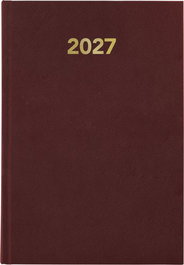 Grafoplas Agenda Anual Baviera 2027 Tapa Extradura A5 Granate