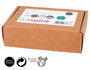 Innspiro Kit 4 Sellos de Madera Boda Invitación Formal y Tinta Verde oscuro