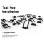 Patchbox Patchcatch (4-Pack) Organizador de cables 0RU