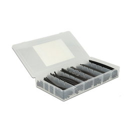 DeLOCK Tubos termorretráctiles Negro 100 piezas