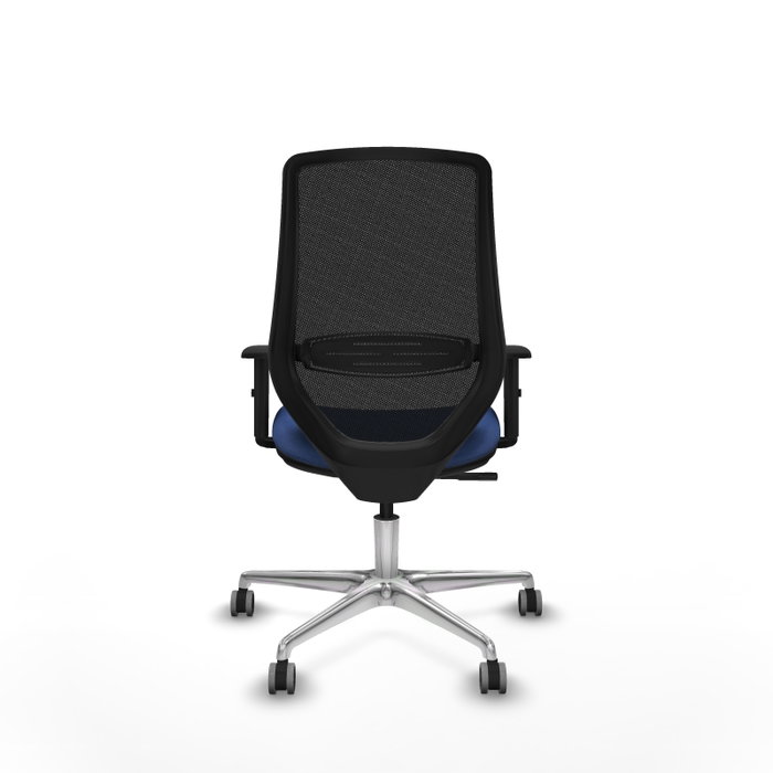 PIQUERAS Y CRESPO Silla de oficina Mardos con mecanismo Sincro, Azul marino y Negro
