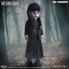 MEZCO TOYZ 77201 Muñeca Miércoles Uniforme Academia Wednesday 25,5cm Articulada