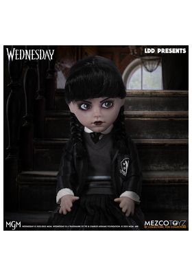 MEZCO TOYZ 77201 Muñeca Miércoles Uniforme Academia Wednesday 25,5cm Articulada