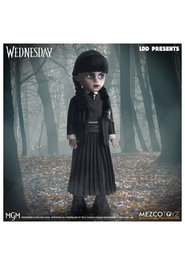 MEZCO TOYZ 77201 Muñeca Miércoles Uniforme Academia Wednesday 25,5cm Articulada