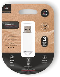 Memoria Usb 32Gb Tech-One-Tech Basic 2.0 Blanco (Incluye Canon Lpi De 0.24 )