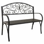 Banco Alexandra House Living Negro Hierro 53 x 91 x 153 cm