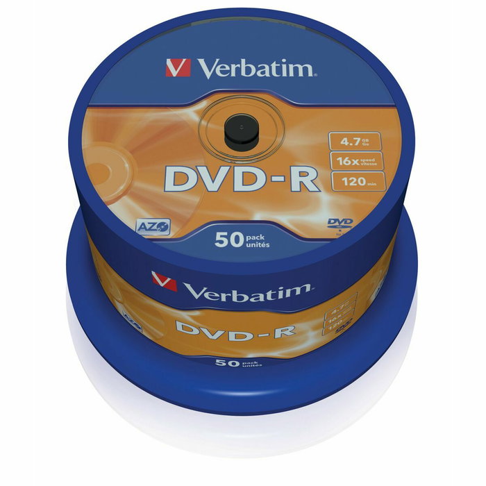 Verbatim DVD-R Advanced AZO 4,7 GB 16x (50 unidades) Verbatim DVD-R Advanced AZO 4,7 GB 16x (50 unidades)