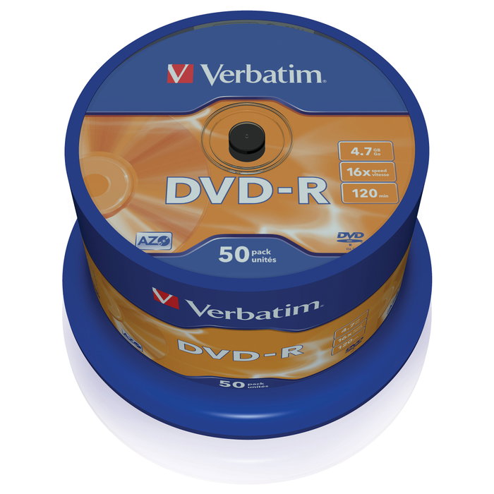 Verbatim DVD-R Advanced AZO 4,7 GB 16x - Pack de 50