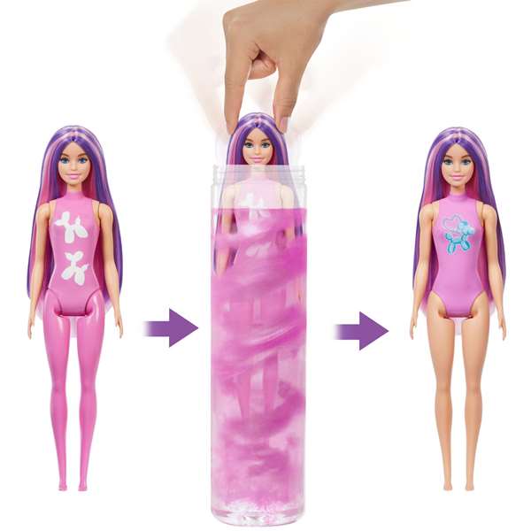 Mattel Muñeca Barbie Color Reveal Ciber Series 32,50x8,50x8,50 cm - Modelos Surtidos