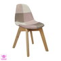 Home Deco Kids Silla Infantil Patchwork Rosa