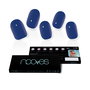 Nooves Láminas de Uñas de Gel Precurado Premium Eaux Profondes #Solid Color - 20 Unidades, Kit Completo con Lima y Accesorios, Semi Curadas