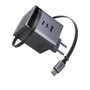 Ugreen Cargador rápido GaN 100W con cable USB-C retráctil X616