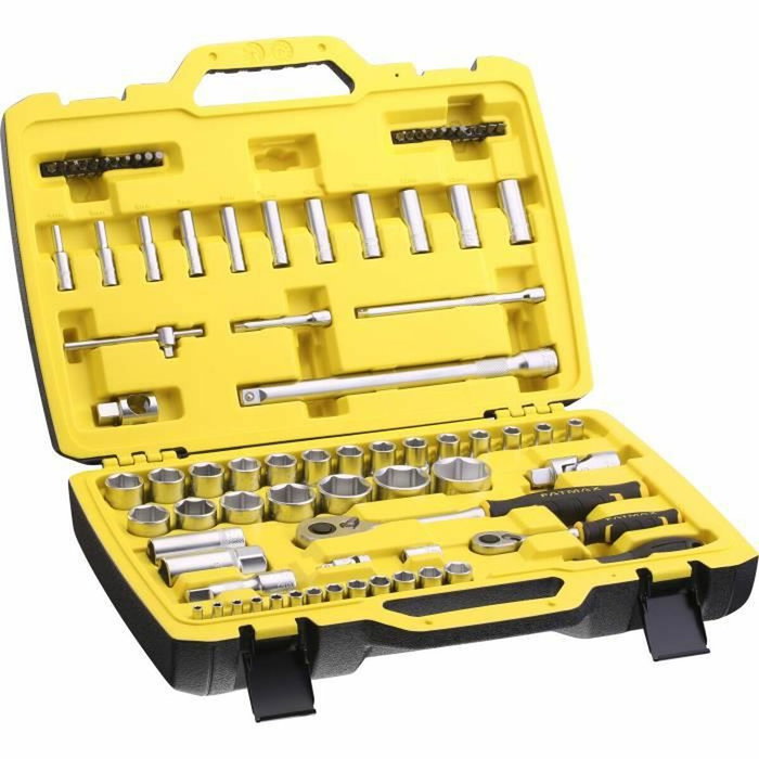 Stanley Fatmax Set de Enchufes 81 Piezas 1/4'' y 1/2''