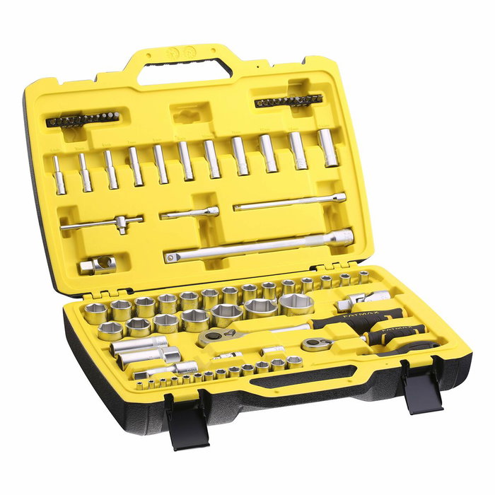 Stanley Fatmax Set de Enchufes 81 Piezas 1/4'' y 1/2''