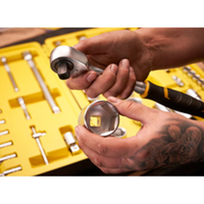 Stanley Fatmax Set de Enchufes 81 Piezas 1/4'' y 1/2''