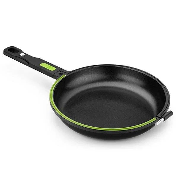 BRA A121465 Sartén Dupla o Doble para Tortillas, de 24 cm, Aluminio Fundido, Revestimiento Antiadherente Teflon Classic, Apta para Todo Tipo de Cocinas Incluida Inducción