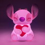 Enesco Disney Stitch Angel Lámpara Táctil de Mesa con Corazón, Iluminación Decorativa Ambiental