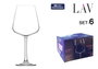 LAV Set de 6 Copas de Vino Coast 58cl