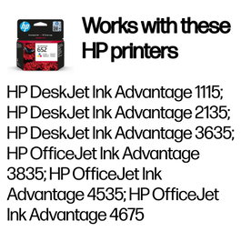 HP 652 Cartucho de Tinta Tricolor Original Advantage (F6V24AE) Axrjet Ink Advantage Series Compatible